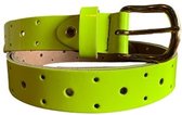 Belt Leather Neon Yellow