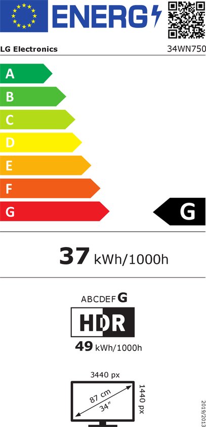 LG 34 34WN750P-B - Ecran PC LG 