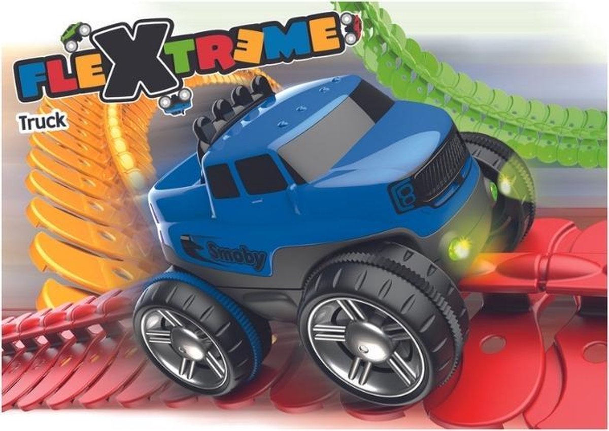 Smoby 7600180906WEB FLEXTREME Truck Blue Race CAR