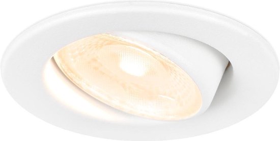 Sweet Led 12 x inbouwspots IP44 GU10 LED-spots 5W badkamer 230V inbouwlampen plafondspots plafondspot 68mm (warm wit 3000K) van aluminium inbouwspots voor badkamer keuken woonkamer