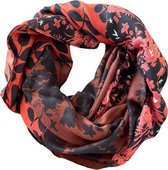 Sarlini | Snood Ronde Fall Flowers Dames colsjaal | Brique