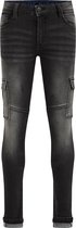 WE Fashion Jongens skinny fit jeans van jog denim