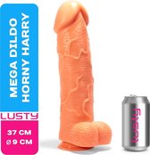 Lusty Mega Dildo Horny Harry - 37 cm - Dildo met Zuignap - Realistisch - Dikke Dildo - Lange Dildo - Anaal Dildo - XXL Dildo - Seksspeeltjes - Sex Toys - Extreme Dildo