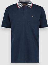 Twinlife Polo Stripe Collar | Maritime Blue