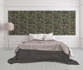 AS Creation MICHALSKY - Jungle behang - dieren met tropische bladeren - groen meerkleurig - 1005 x 53 cm