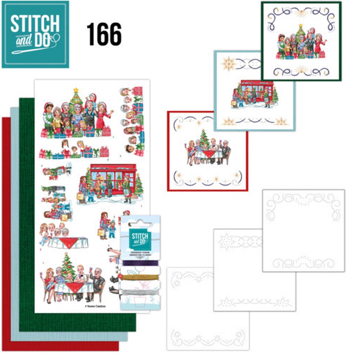 Stitch and do 147 - kit Carte 3D broderie - Joyeux anniversaire