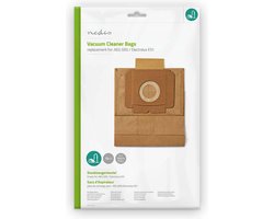 Nedis Stofzuigerzak - 10 Stuks - Papier - Meest verkocht voor: AEG / Electrolux - Bruin