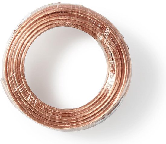 Nedis CAGW4000TR150, Aluminium cuivré (CCA), 15 m, Transparent