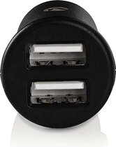 Nedis Autolader | 2x 2.4 A | Outputs: 2 | Poorttype: 2x USB-A |  | 12 W | Enkele voltage selectie