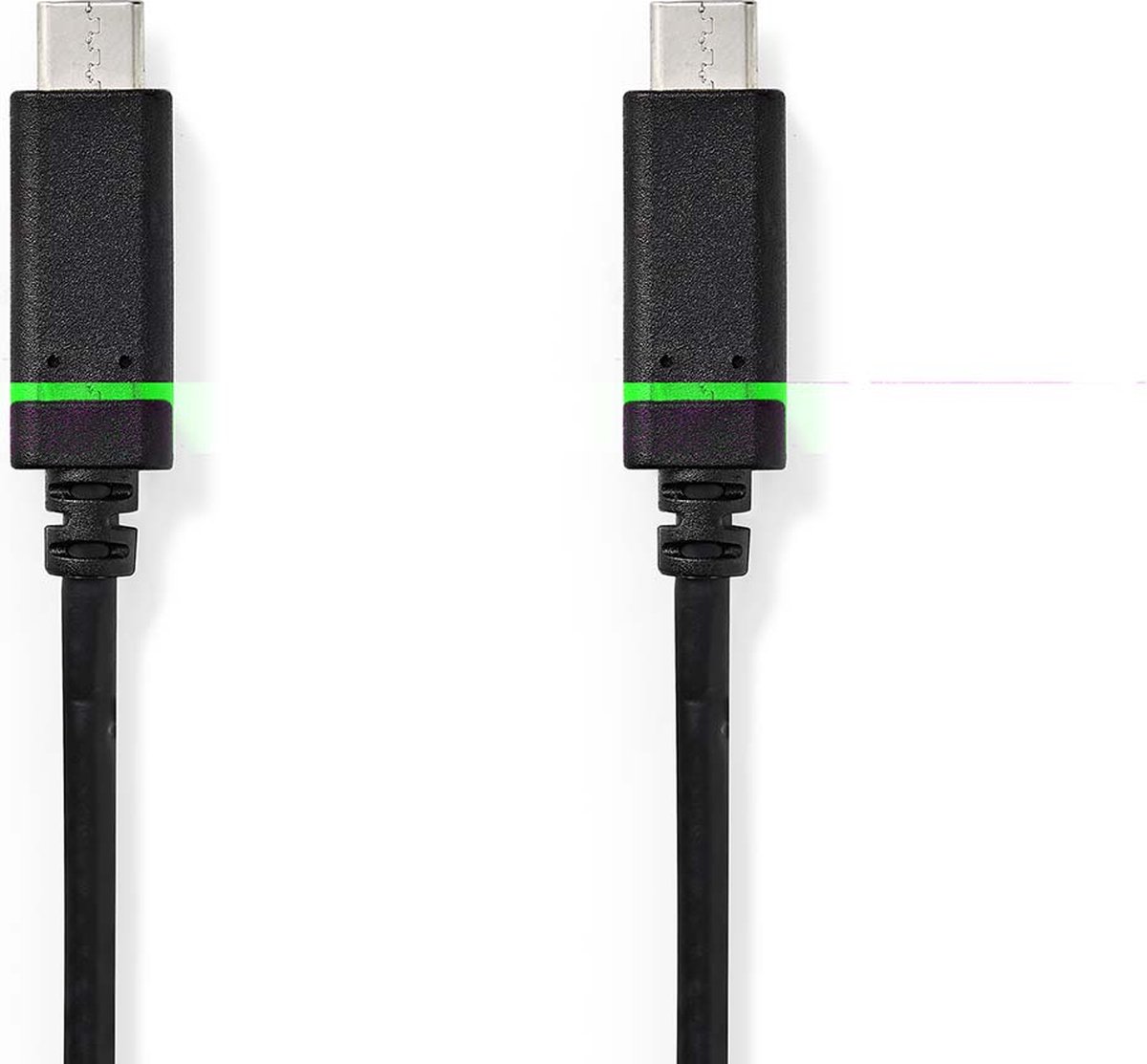 USB 3.1-Kabel (Gen1) | Type-C Male - Type-C Male | 1,0 m | Zwart