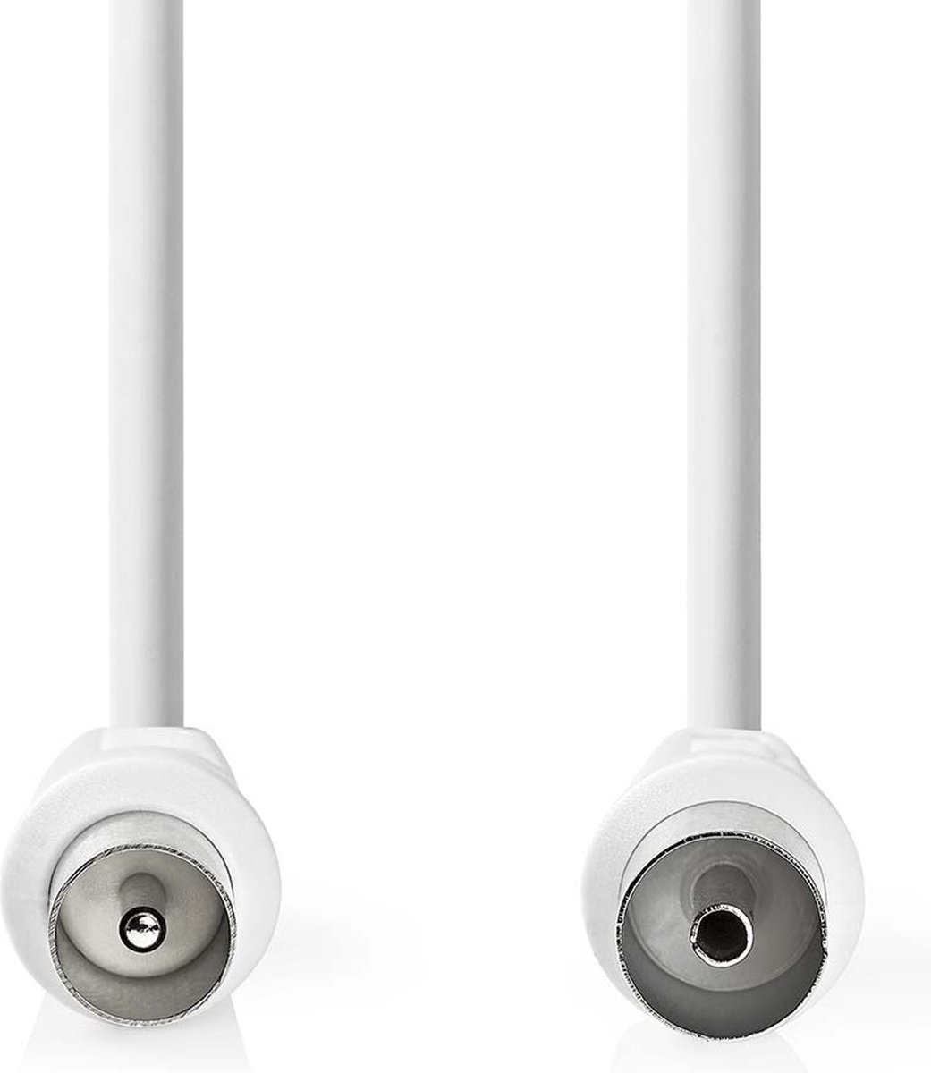 Coaxkabel 90 dB | IEC (Coax) Male - IEC (Coax) Female | 5,0 m | Wit