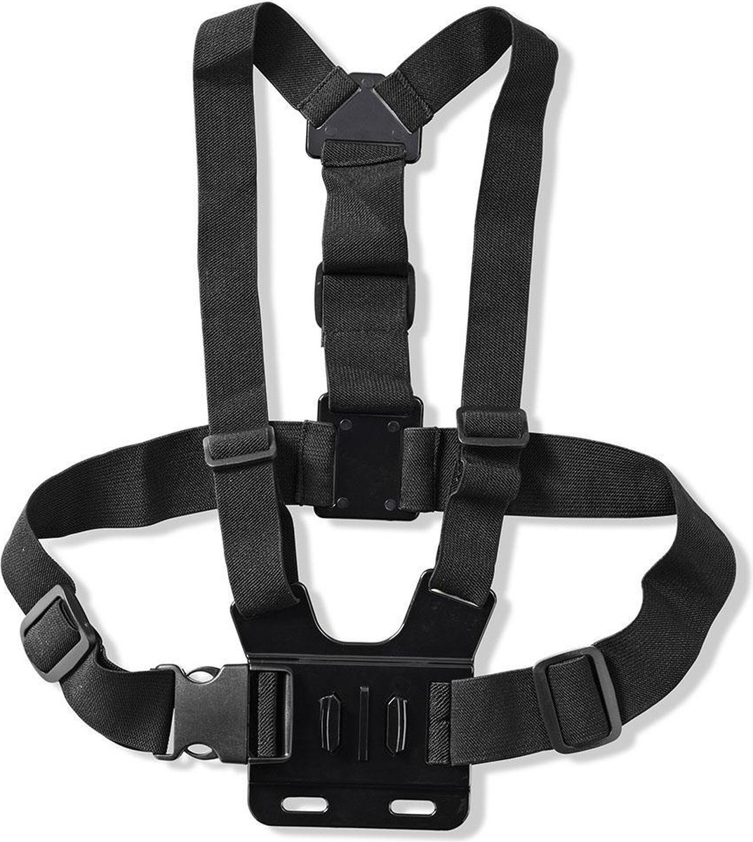 Nedis Action Cam Mount - Borstband - Zwart