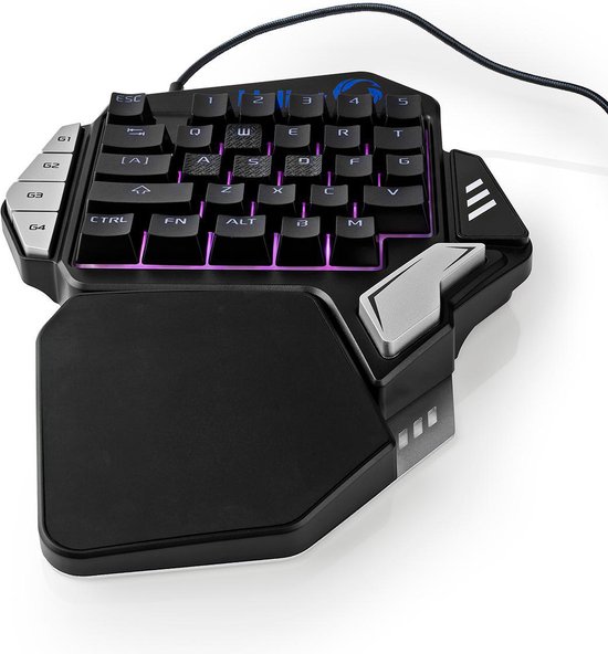 Nedis Bedraad Gaming Toetsenbord - USB - Mechanische Toetsen - RGB -  Enkelhandig -... | bol.com