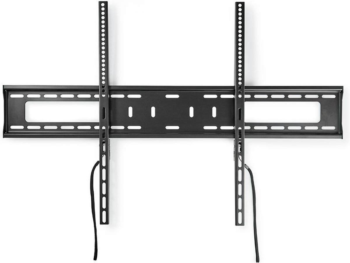 Nedis Vaste TV-Muurbeugel - 60-100 " - Maximaal schermgewicht: 75 kg - Minimale muurafstand: 30.5 mm - Metaal / Staal - Zwart