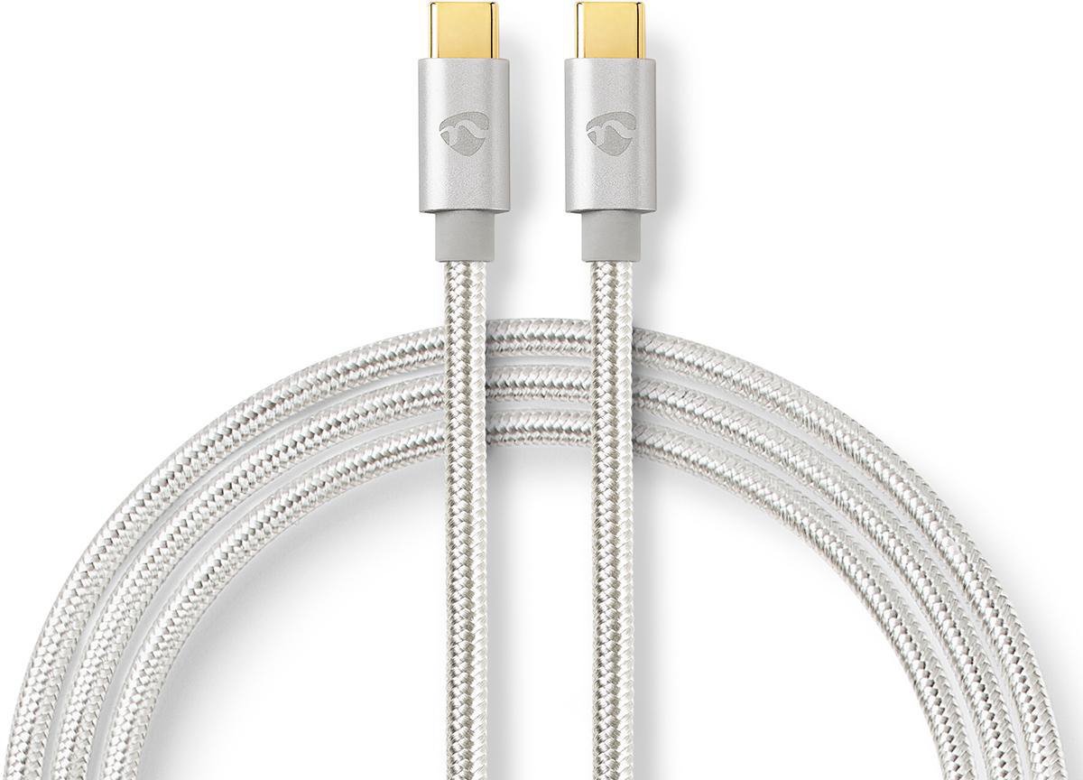 NEDIS CCTB60800AL10 USB-Kabel 1,00 m Zilver