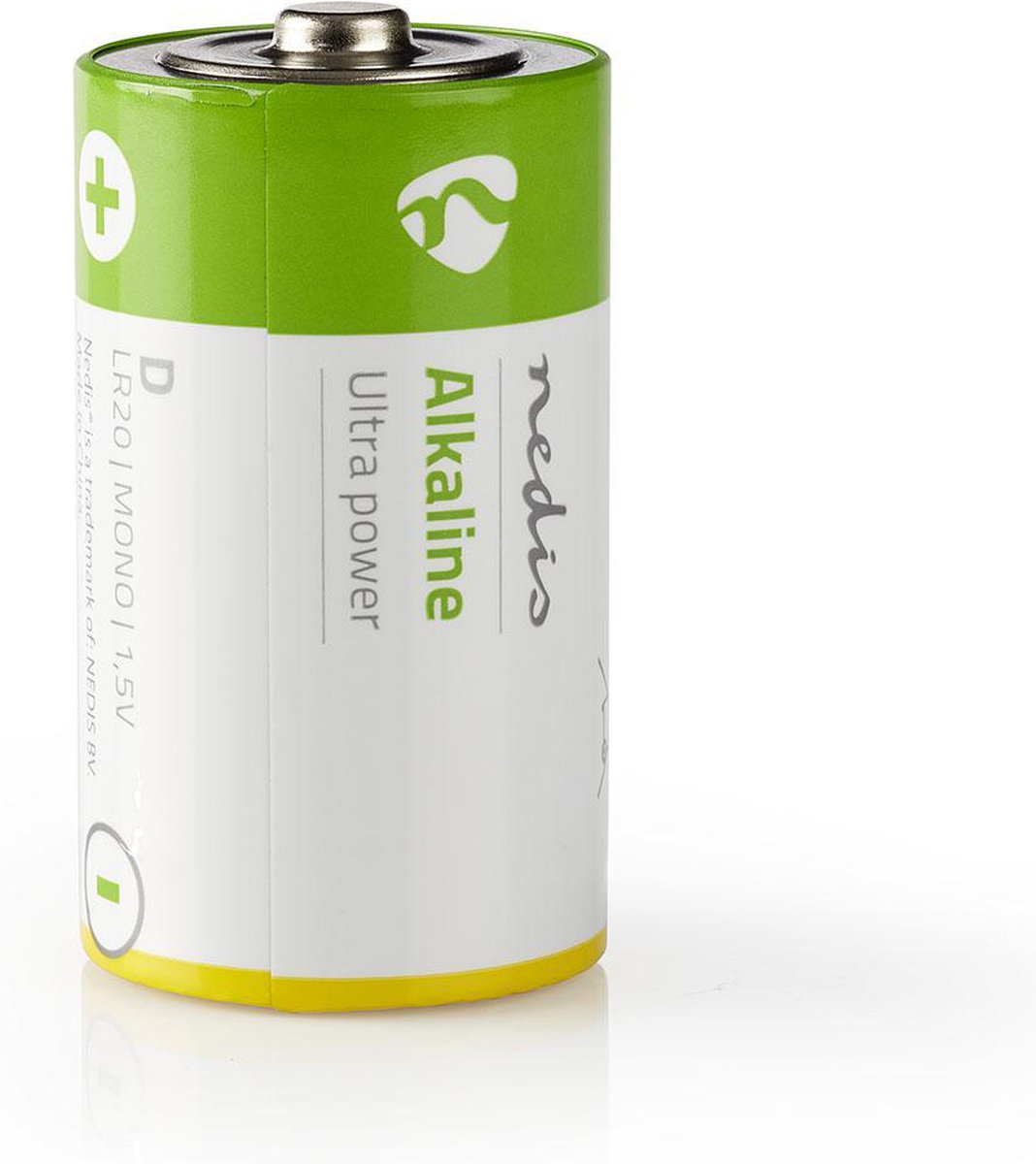 Nedis Alkaline-Batterij D - 1.5 V DC - 2-Blister