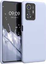 kwmobile telefoonhoesje voor Xiaomi 11T / 11T Pro - Hoesje voor smartphone - Back cover in mat lichtblauw