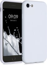 kwmobile telefoonhoesje voor Apple iPhone SE (2022) / SE (2020) / 8 / 7 - Hoesje voor smartphone - Back cover in mat wit