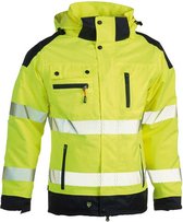 Herock Hodor High Viz Werkjas HV (1901) - Fluor geel | Donkerblauw - M