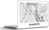 Laptop sticker - 17.3 inch - Stadskaart - Zaanstad - Nederland - 40x30cm - Laptopstickers - Laptop skin - Cover