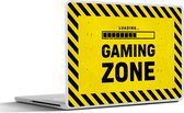 Laptop sticker - 10.1 inch - Gaming - Quotes - Controller - Gaming zone - Game - 25x18cm - Laptopstickers - Laptop skin - Cover