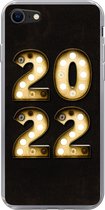 Geschikt voor iPhone 7 hoesje - Oudejaarsavond - Nieuwjaar - 2022 - Siliconen Telefoonhoesje