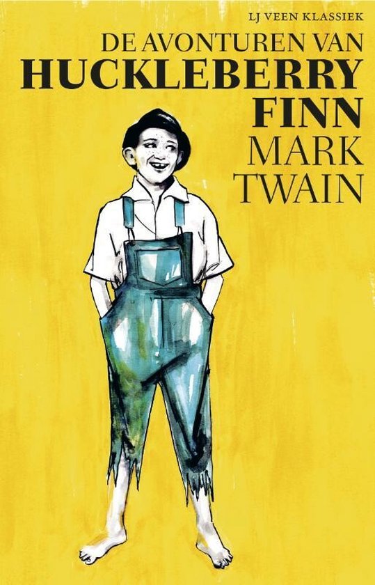 Boek cover LJ Veen Klassiek  -   De avonturen van Huckleberry Finn van Mark Twain (Paperback)