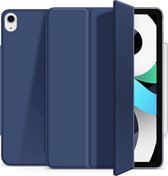 Hoes geschikt voor Apple iPad Air 2020 & 2022 Magnetische Smart Folio Book Case- Blauw - Screenprotector - Apple - iPad Air 4 & 5 - iPad Hoesje - Ipad Case - Ipad Hoes - Autowake -