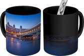 Magische Mok - Foto op Warmte Mok - Parijs - Brug - Rivier - 350 ML