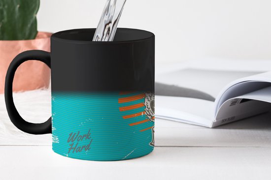 Magic Mug - Photo Heat Mug - Vintage - Surf - Planche de surf - 350 ML