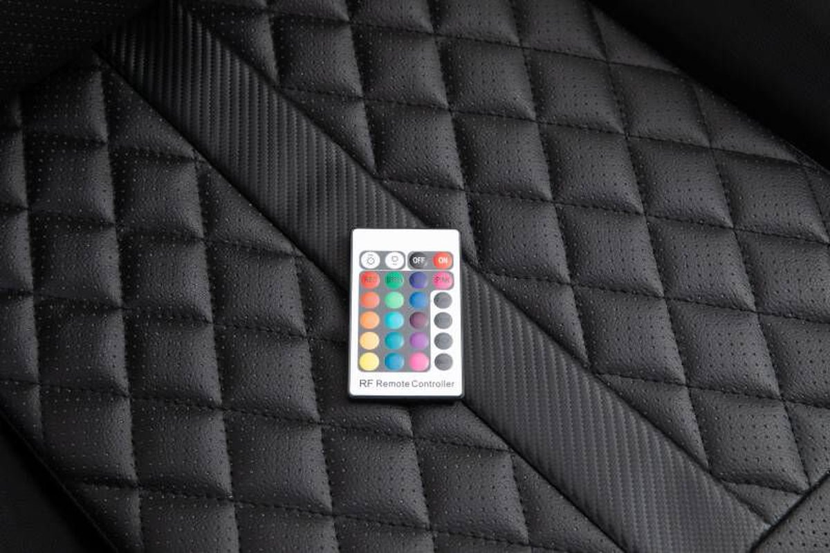 Gamingstoel 'Taylor' Rood/zwart met LED | bol.com