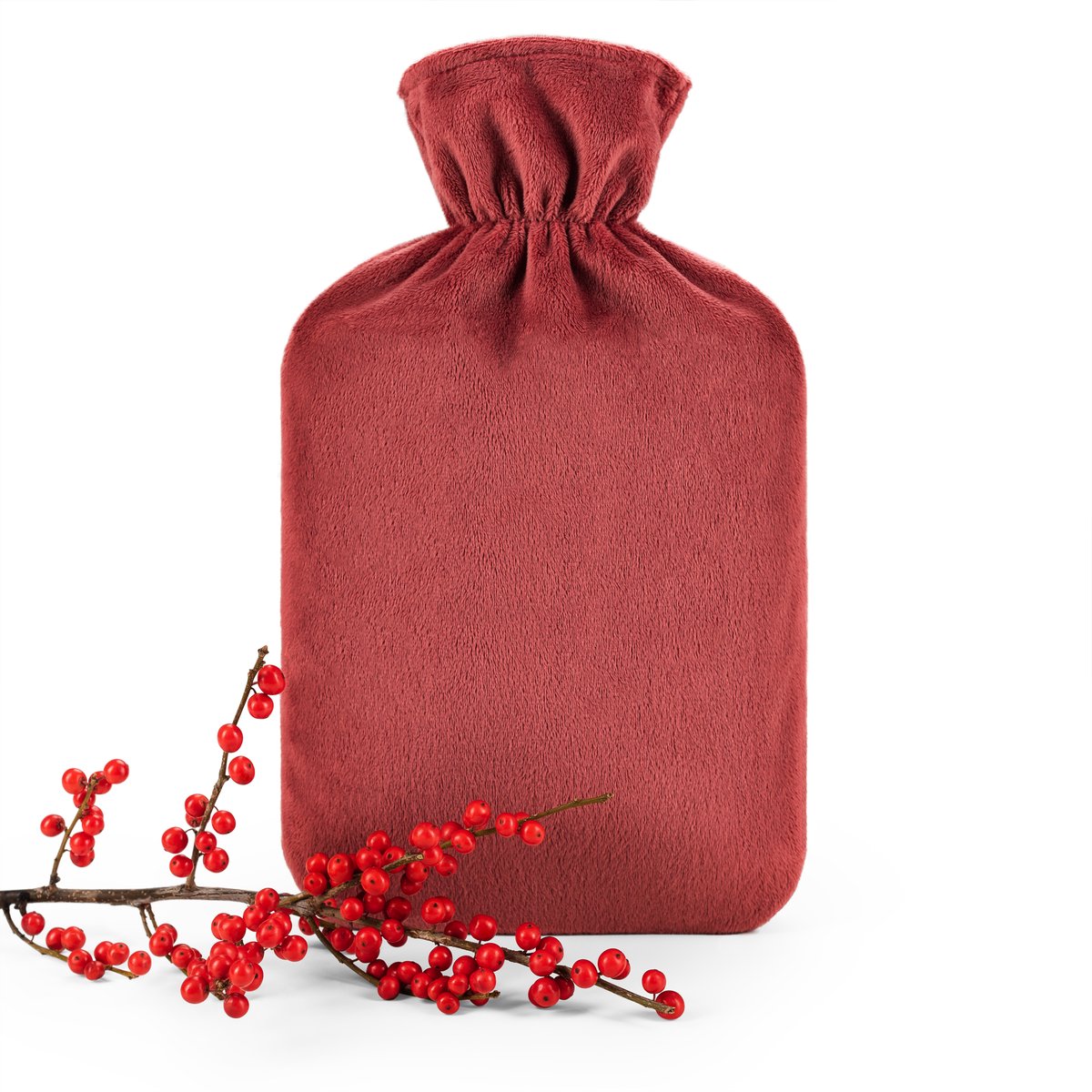 Goedkoopste Blumtal Kruik - Warmwaterkuik met Fleece Cover - Diep blauwgroen