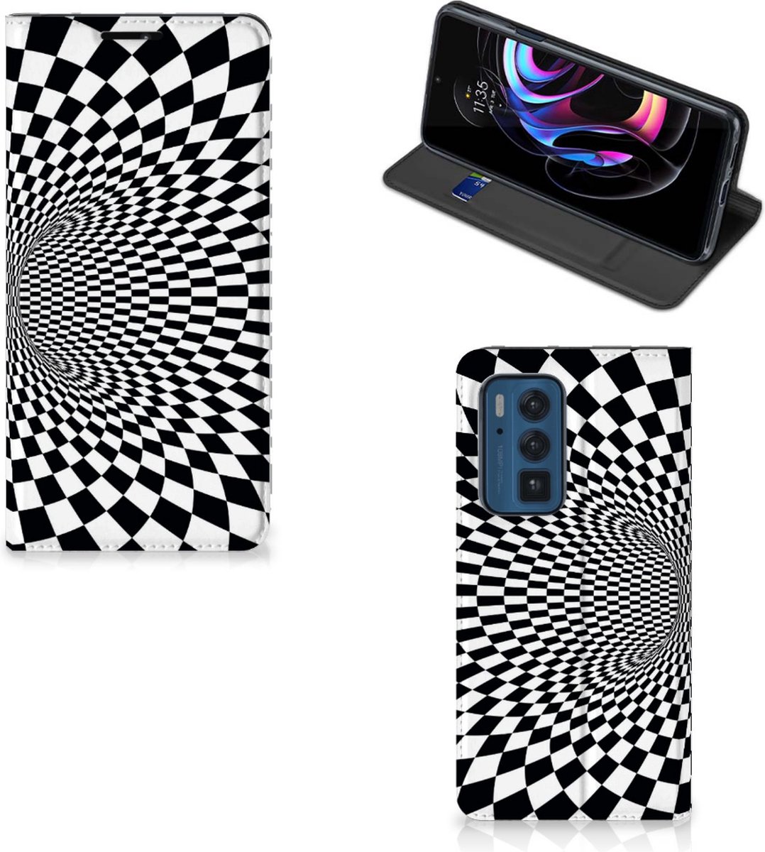 Motorola Edge 20 Pro Stand Case Illusie