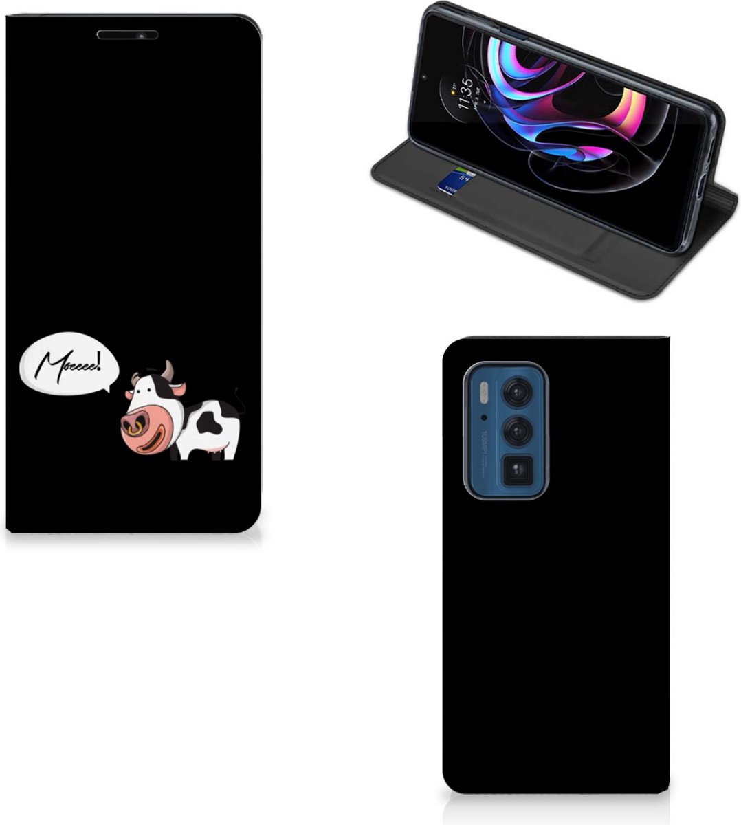 Motorola Edge 20 Pro Magnet Case Cow