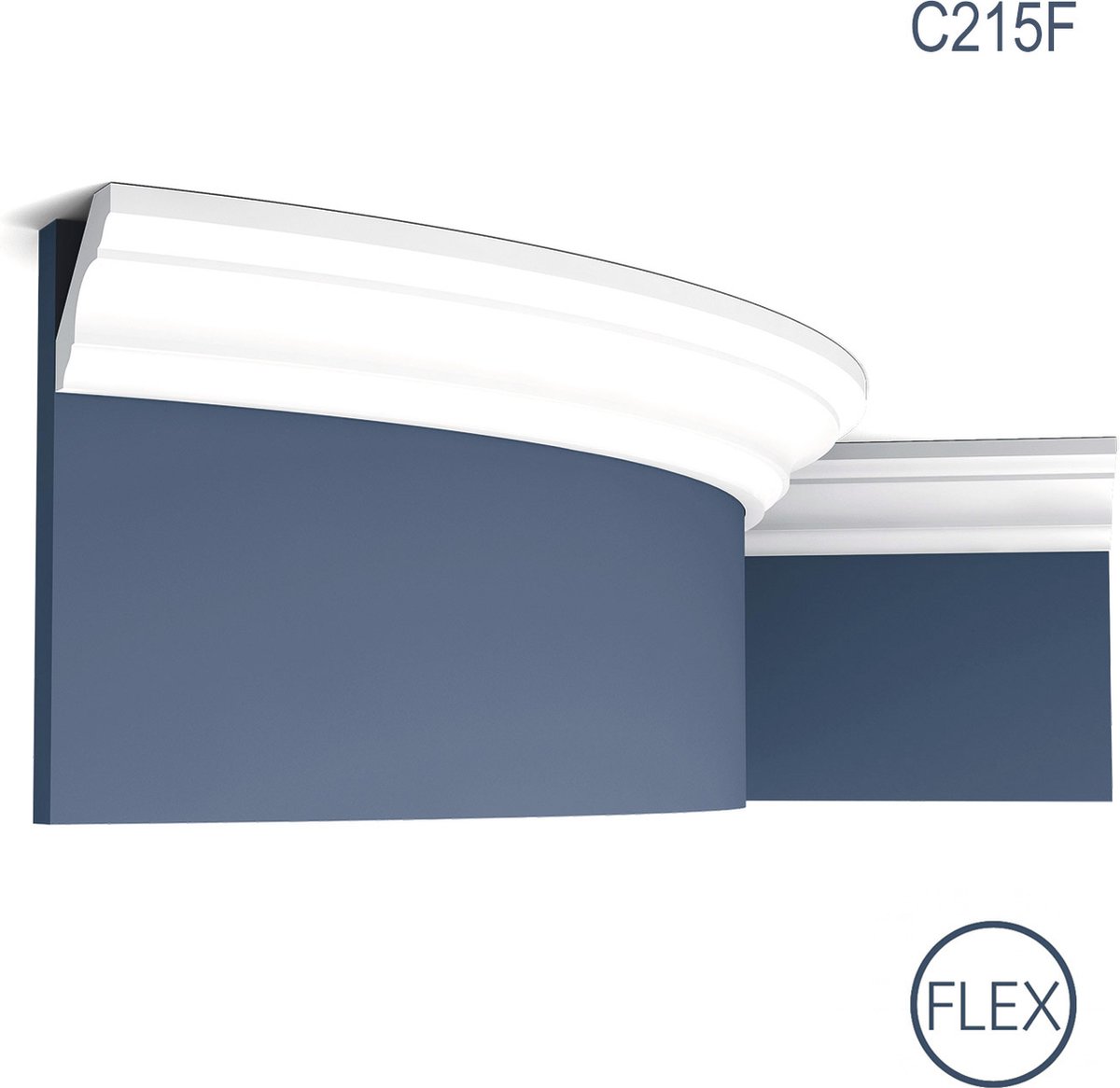 Kroonlijst flexibel Origineel Orac Decor C215F LUXXUS Plafondlijst Sierlijst flexibel 2 m