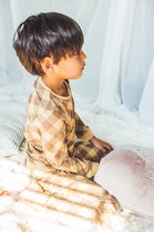Quapi jongens pyjama PuckW21 aop Brown Soft Check