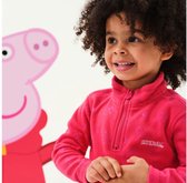 Regatta Peppa Pig Fleece Met Opdruk - Outdoortrui - Kinderen - Fel Roze