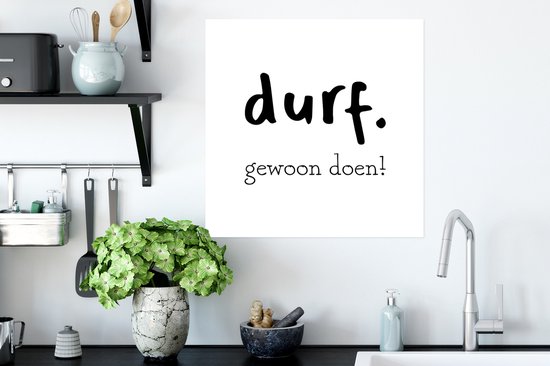 Affiche Osez le faire ! - Proverbes - Citations - 50x50 cm