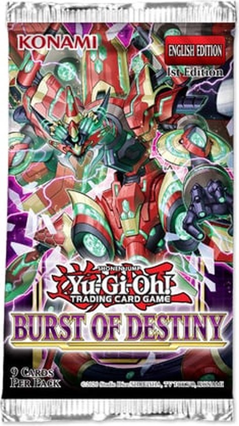 Foto: Tcg yu gi oh burst of destiny booster pack