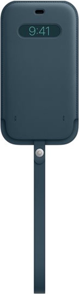 Apple - Leren hoesje met Koord - MagSafe - iPhone 12 Pro Max - blauw