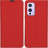 iMoshion Slim Folio Book Case OnePlus 9 hoesje - Rood