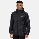 Regatta Pack-It Waterdichte Opbergbare Jas Met Capuchon Voor Heren Zwart