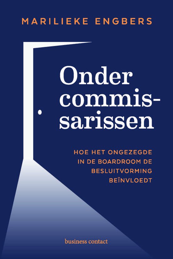 Boek cover Onder commissarissen van Marilieke Engbers (Paperback)