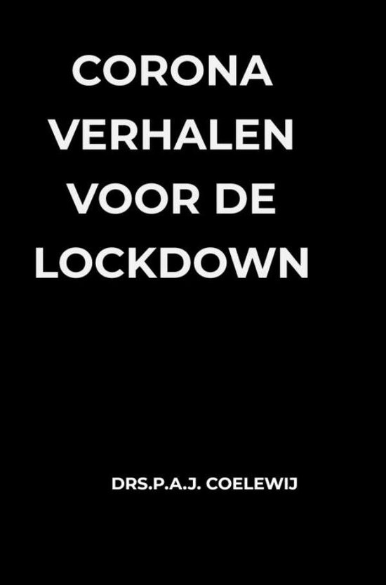 Corona Verhalen voor de lockdown - cover