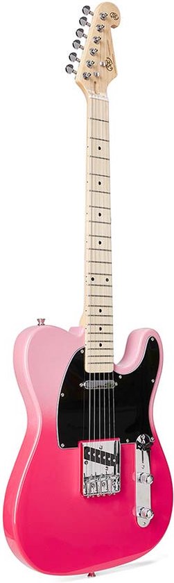 SX Telecaster Modern Series - Guitare électrique - Pink Twilight - avec  housse et câble | bol.com