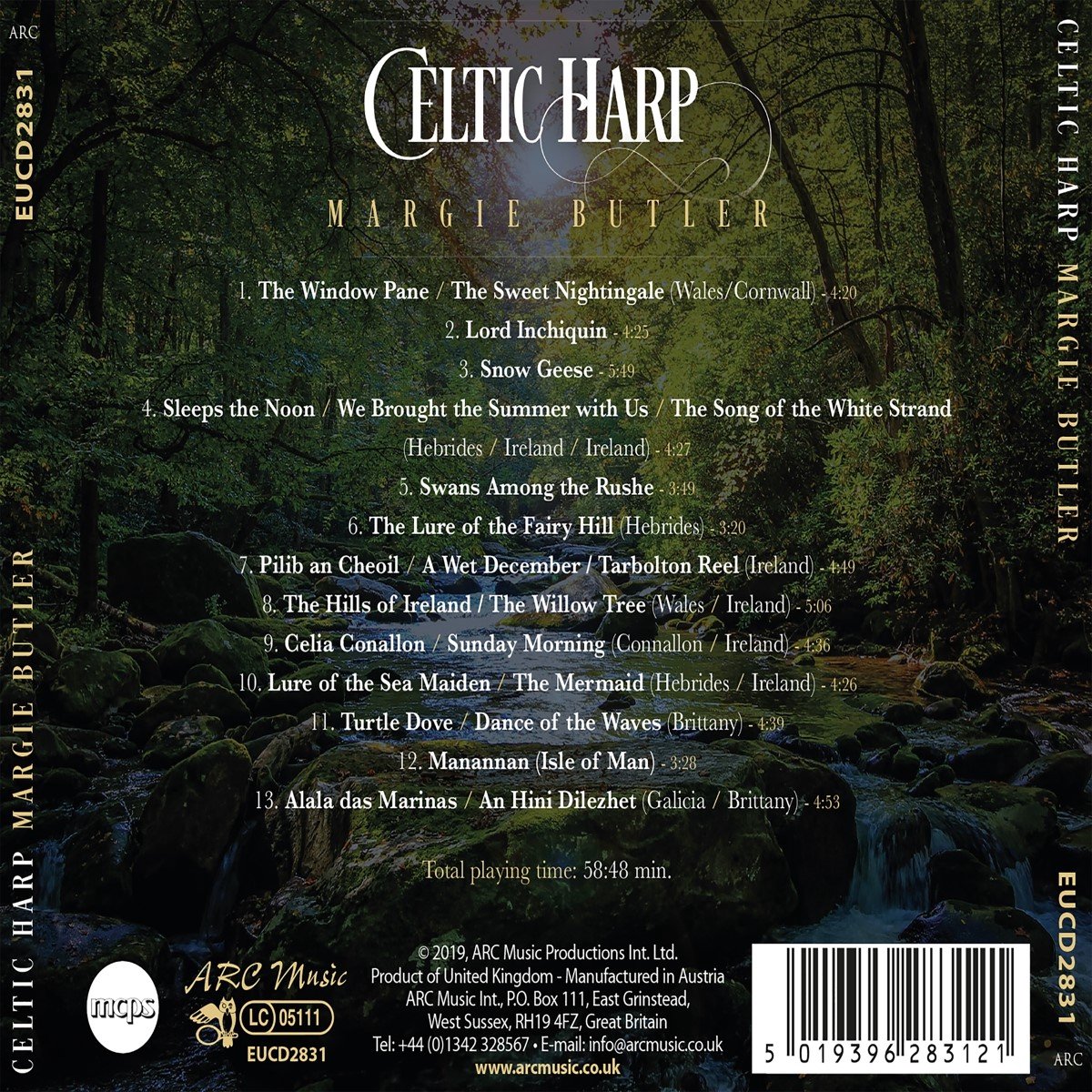 Margie Butler - Celtic Harp (CD), Margie Butler | Muziek | bol