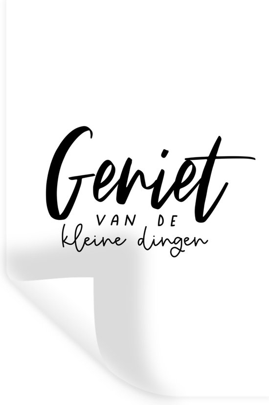 Stickers Stickers muraux - Citations - Profitez des choses - Proverbes - 20x30 cm - Feuille adhésive