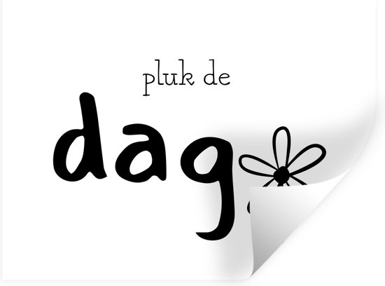 Muurstickers - Sticker Folie - Spreuken - Quotes - Pluk de dag - Carpe