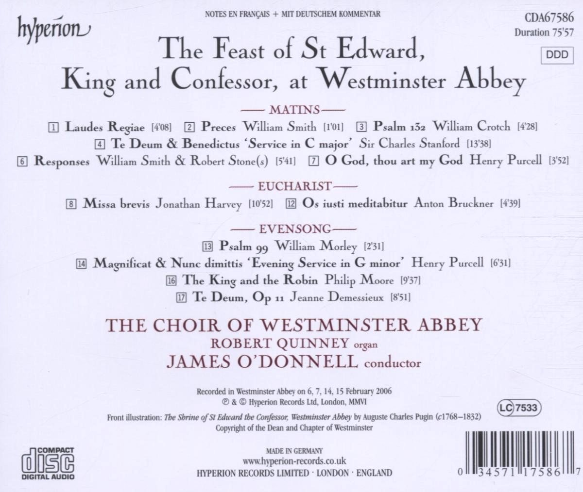 Robert Quinney, Choir Of Westminster Abbey, James O'Donnell The Feast