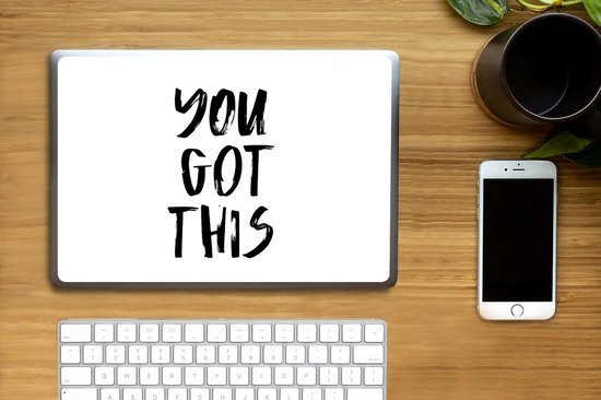 Sticker ordinateur portable - 14 pouces - Proverbes - You got this - Citations